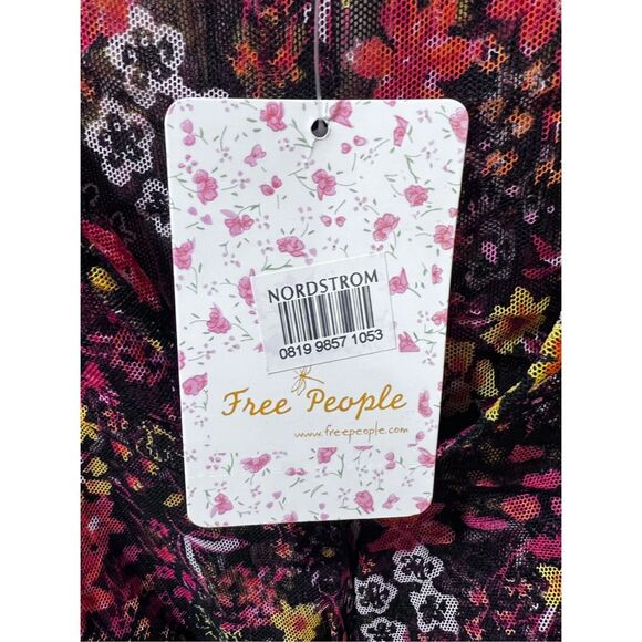 Free People Twyla Cropped Floral Top XS - Picture 4 of 4